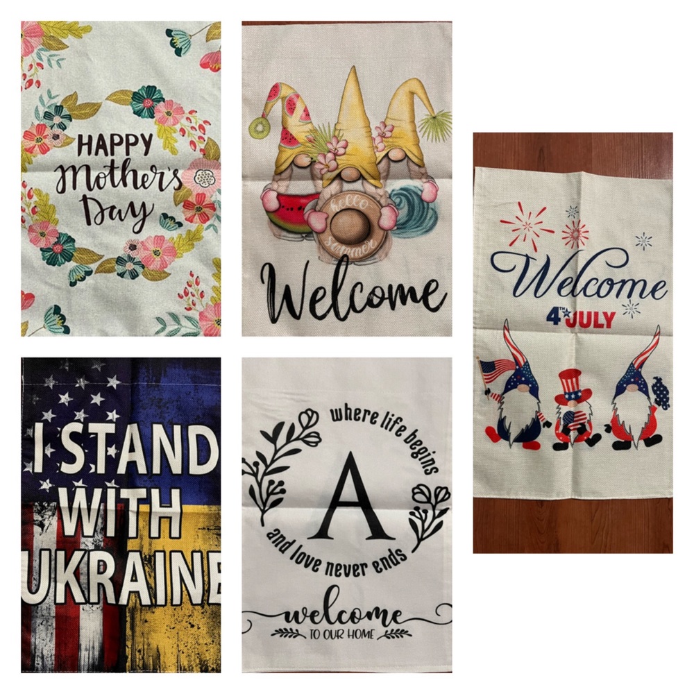 NWT Garden Flags Double Sided Waterproof